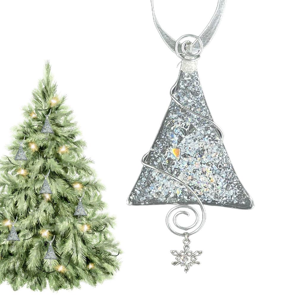 Christmas Tree Shaped Decor Tree-Shaped Christmas Decor Decorative Pendant Christmas Tree Ornaments For Holiday Cheer Christmas