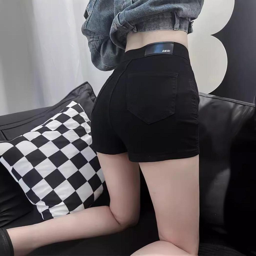 High-Waisted Black Denim Women's Slimming Shorts - Summer 2026 Edition