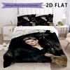 Dean Winchester Pattern Bedding Uilt Set Uilt Cover Pillowcase Home Decoration Birthday Gift (1 * Duvet Cover + 2 * Pillowcase  Without Core)