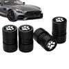 Tire Valve Caps - Dog Paw Shape Leak Proof Valve Caps 4pcs | New