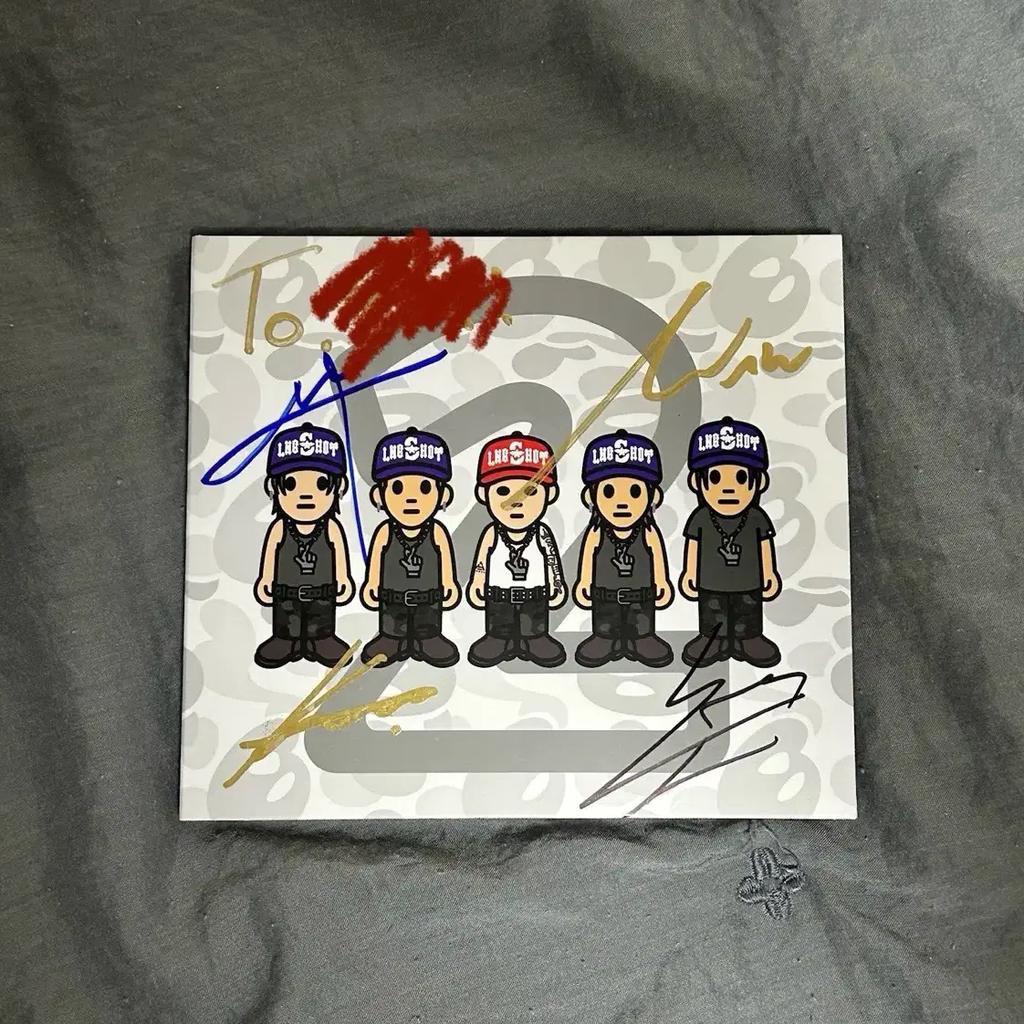 LNGSHOT Jay Park Collaboration BAPE Autographed CD