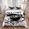 50 Cent Urban Legend Print 3Pcs Bedding Setduvet Cover With 2 Bedropillowcase Home Birthday Gift