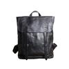 Leather backpack men's retro backpack Korean version student schoolbag leisure travel bag simple first layer cowhide