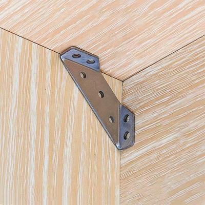 5/10/20Pcs Fasteners Connector Stainless Steel Corner Braces Joint Furniture Corner Connector Corner Fastener Furniture Hardware