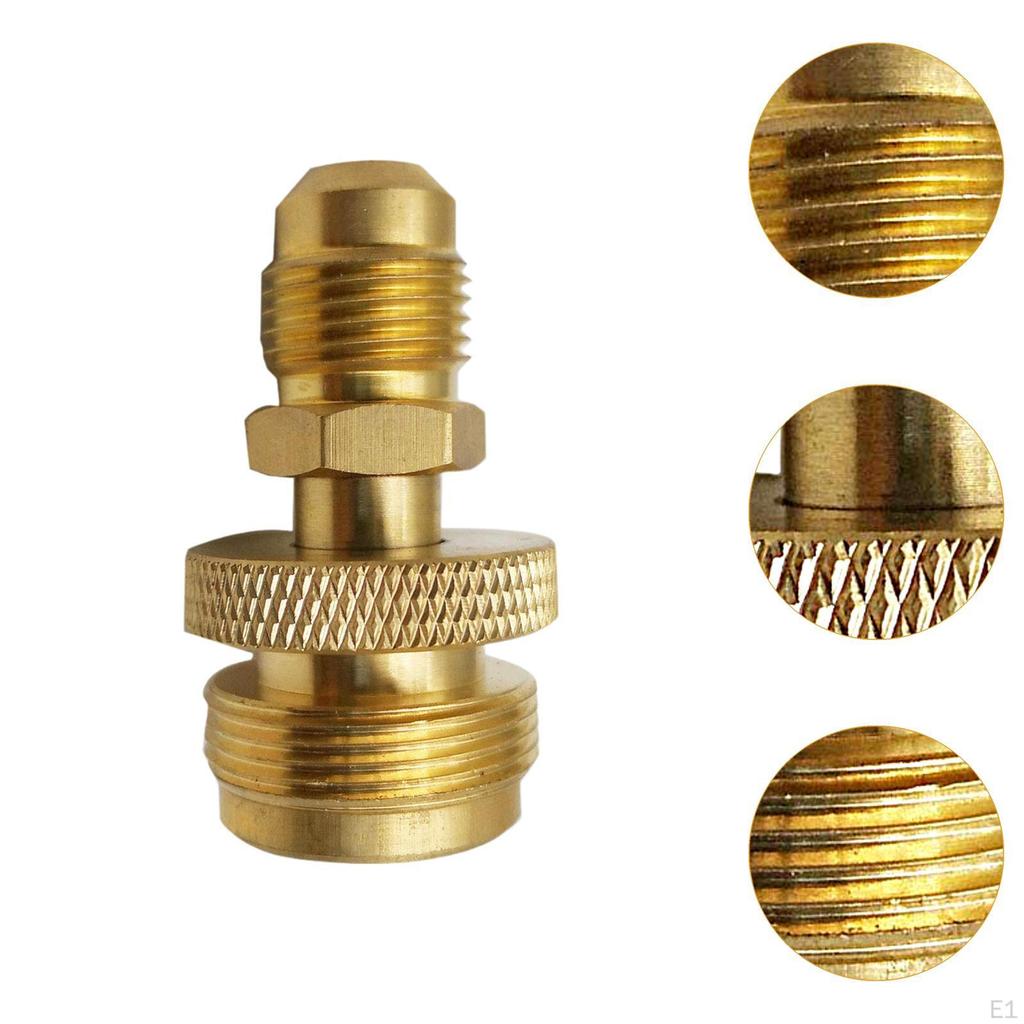 Propanflaschen Regler Adapter, Anschluss an 3/8" Außengewinde Einfache Installation Zubehör Praktisch