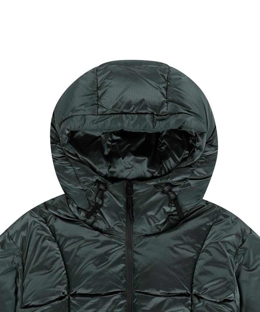 Offgrid Fade Goose Down Short Puffer - Khaki