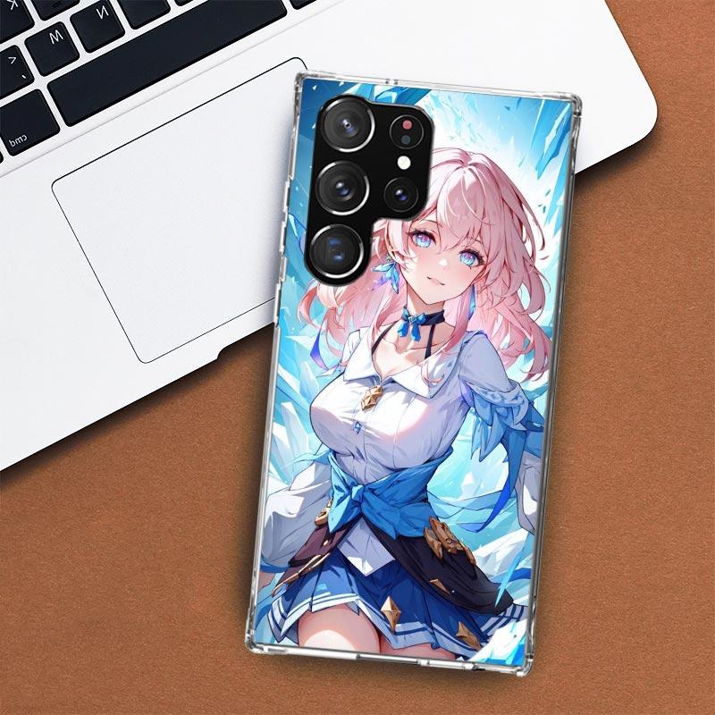 Honkai Star Rail March 7TH Phone Case For Samsung Galaxy S24 S23 S22 Ultra S21 S20 Fe S10 Plus S10E S9 S8 + Shell Coque