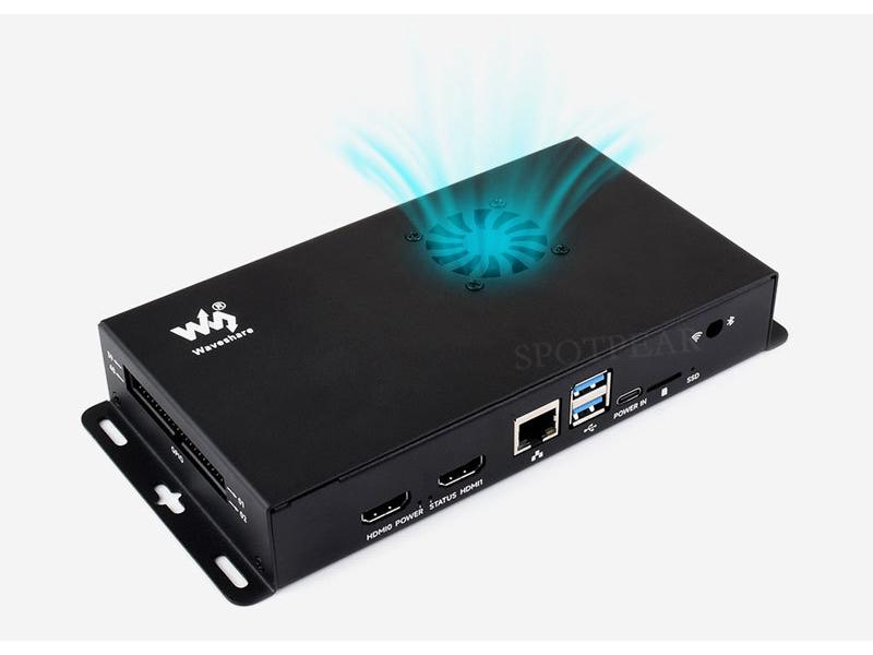 Raspberry Pi CM5 IO Expansion Board Case with Fan for Compute Module 5