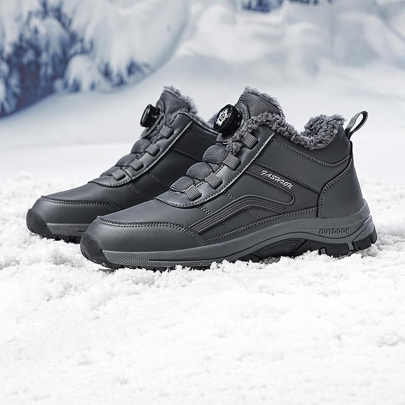 Modische Winter-Outdoor-Kletter-Trekkingschuhe für Paare, vielseitige, bequeme Wanderschuhe für Herren, verschleißfeste Leder-Freizeitsportschuhe