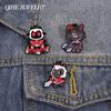Pp In Anime Game Badge Enamel Pins Cartoon Game Role Lamb Metal Brooches Backpack Clothes Lapel Badge Jewelry Gift for Friends