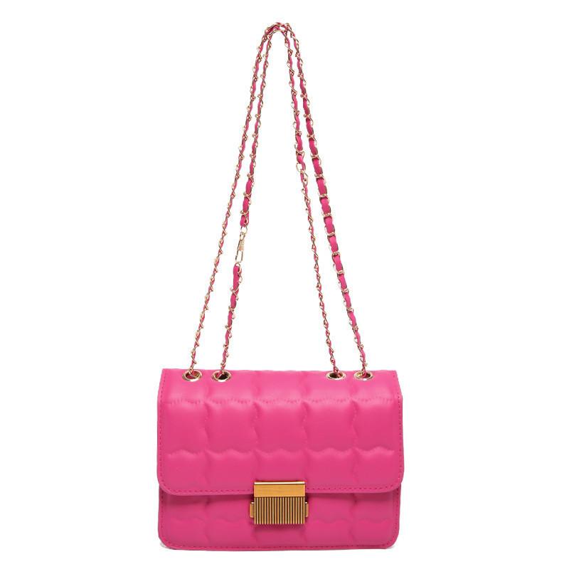Chic Street Style Vintage Shoulder Bag 2024 Spring Trendy Women's Minimalist Chain Commuter Messenger Bag
