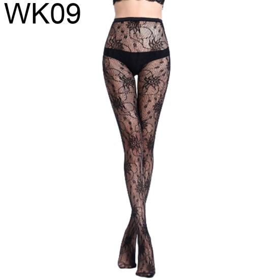Ciorapi cu flori cu frunze de păianjen, moale, respirabile, pentru femei sexy, colanți, ciorapi gol
