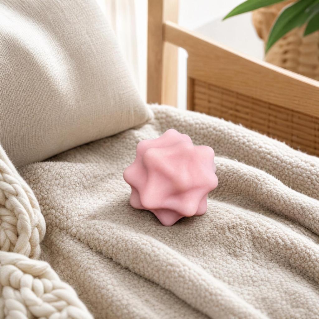 Ergonomic Silicone Massage Ball Handheld Textured with Raised
