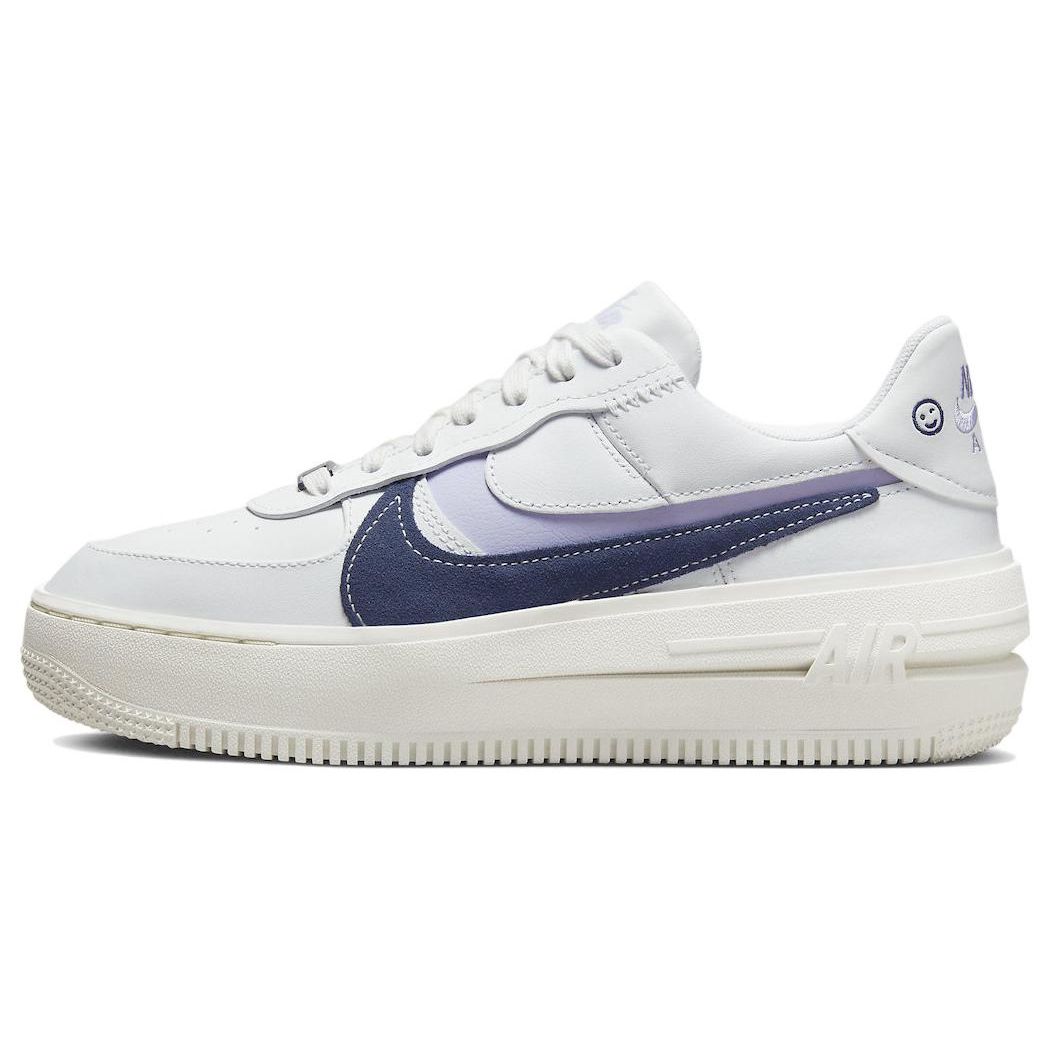 

Nike Air Force 1 PLT.AF.ORM LV8 White Oxygen Purple Women Sneakers Summit-White Sail Midnight-Navy FD0382-121 41