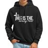 Men's Raglan Long Sleeve Hooded Sweatshirt