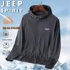 JEEP SPIRIT Men's Summer Hooded Sun Protection Jacket