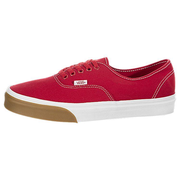 

Кроссовки унисекс Vans Authentic Gum Bumper Red True-White VN0A38EMUK1