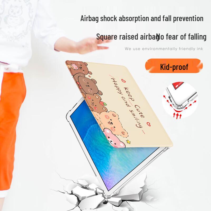 QBOSS Cartoon Shockproof TPU Case for Huawei MatePad Series