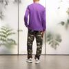 Adidas X Ivy Park Collaboration Ss23 Logo Print Crew Neck Long Sleeve T-Shirt Unisex Tops Purple HR2865