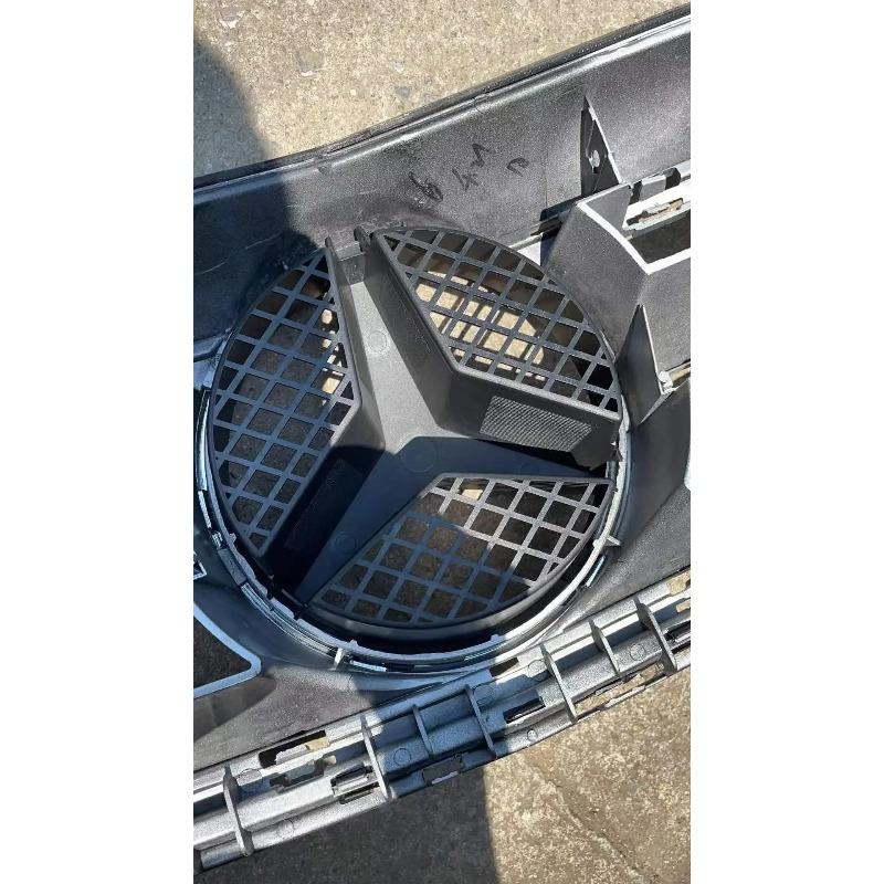 18.5cm Hollow Style Car Front Grill Emblem W204 With Base For Mercedes Benz C CLASS W204 GLK W204 B W245 VITO W447 W463 V V260