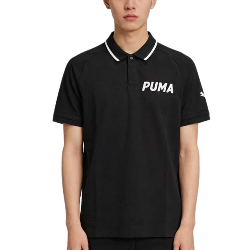 Puma Comfortable Short Sleeve Polo Shirt Men tops 586364-01 S