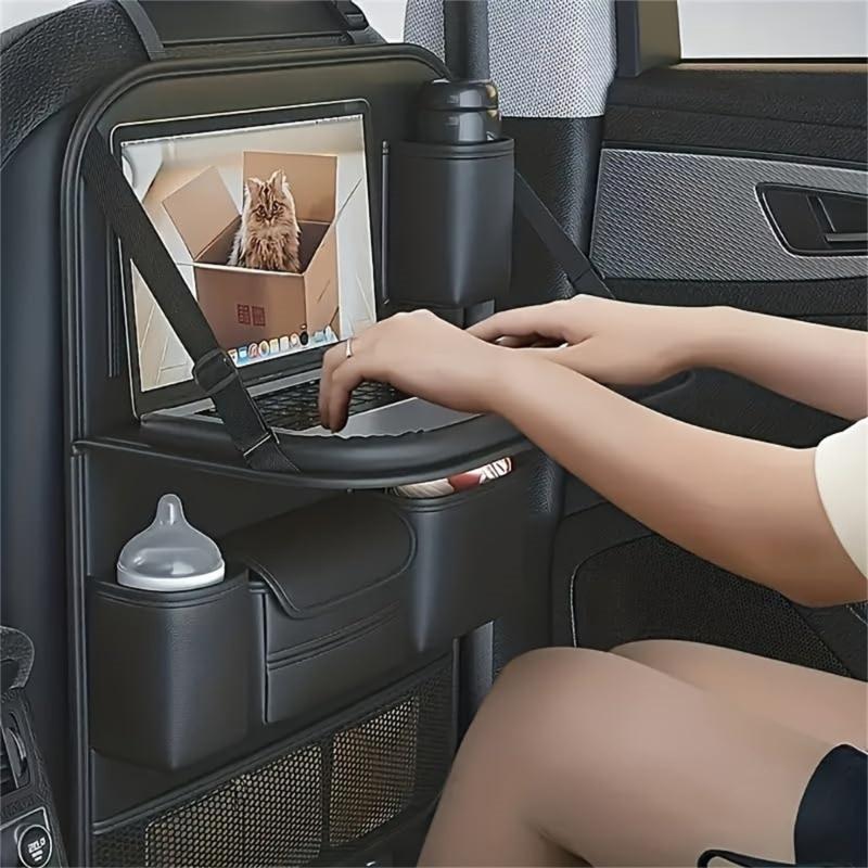 Automotive Back Pockets Multifunctional Backseat Storage Pocket Car Seat Back Organizer Multiple Compartment Storage Bag