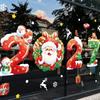 Abnehmbare Statische 2027 Statisch Haftende Aufkleber Wasserdicht Weihnachtsfeier Türaufkleber Festliche Dekorationen
