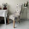 High Back &Universal High Elasticity Chair Cover Jacquard M Xl Size Chair Covers Dining Room Kitchen Office Home Corn Flannel