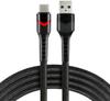 USB-A / USB-C RGB LED CABLE everActive CBB-1CBR 100cm 3A