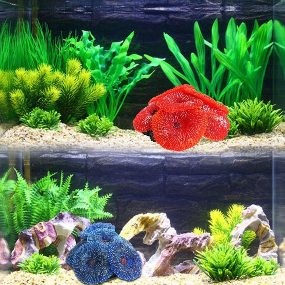 

Поддельный реалистичный для украшения аквариума, имитация рифа, искусственный коралл, украшение для аквариума, коралловый риф red-A
