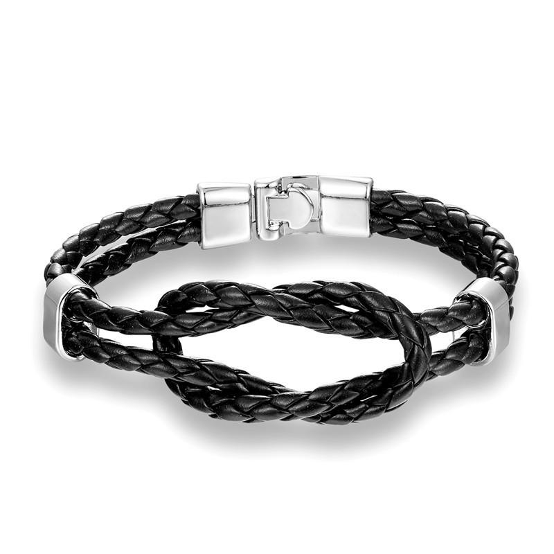 Аксессуары, Многослойные плетеные кожаные браслеты, Вневременные и универсальные мужские браслеты
