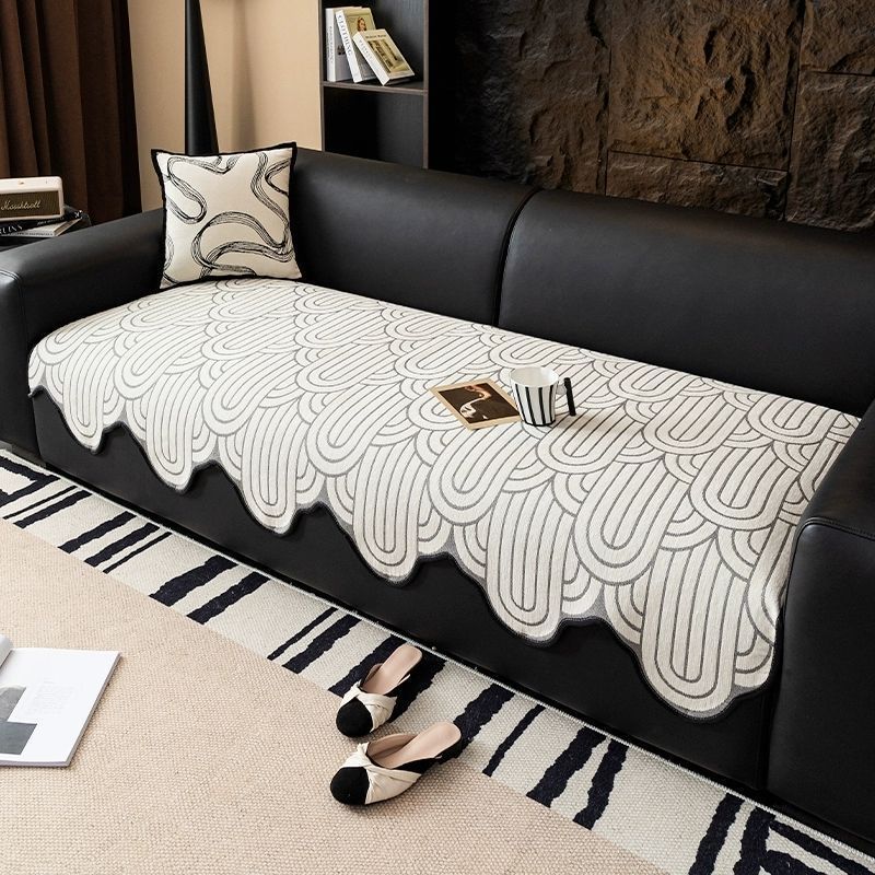 

Чехол для дивана из простой шенилловой ткани с активной печатью, можно стирать в стиральной машине, не образует катышков — универсальный, подходит для кресел и 4-местных диванов, прочный 90*90cm