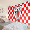 Athletic Club Bilbao Crest Tapestry, Unique Design Tapestry, Wall Decor for Bedroom,Livingroom, Playroom,Heartwarming Fan Holiday Gifts