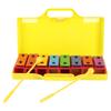 8 Note Xylophone Professional Percussion Instruments for Children with 2 Drumsticks 1 Yellow Box