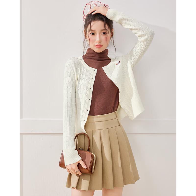 IEF Petite 2025 Осень Вязаная куртка XS