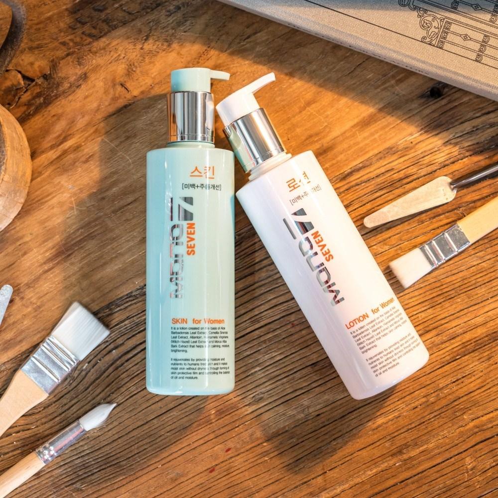 Mono Seven Women's Whitening Wrinkle Improvement Functional Basic Skin Lotion Set 250ml