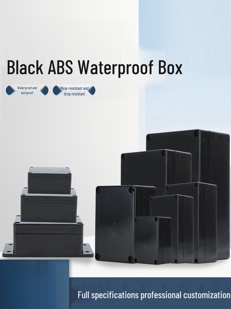 

Black Waterproof Outdoor Electronics Junction Box 65*58*35