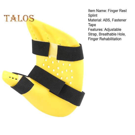 Descanso de dedo Tala Alça ajustável Respirável Dedo Órteses Dedo AVC Treinamento de Mão Esquerda Direita Suporte Tala Fingerboard Homens Mulheres Cinco Dedos