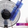 Microfiber Fan Cleaning Brush Bendable Head Microfiber Dusting Brush  For Electric Fans
