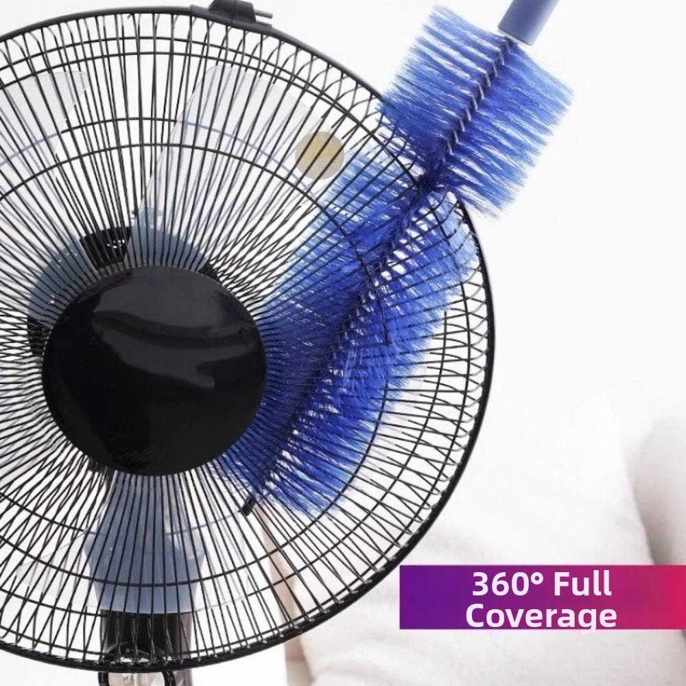 Microfiber Fan Cleaning Brush Bendable Head Microfiber Dusting Brush For Electric Fans
