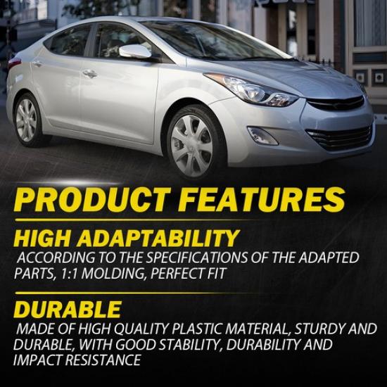 Front Driver & Passenger Side Exterior Door Handle For 2011-2016 Hyundai Elantra