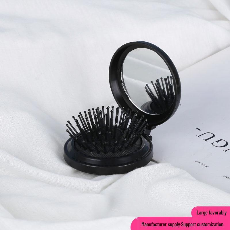 

In-Stock Portable Folding Mirror & Massage Comb with Mini Air Cushion