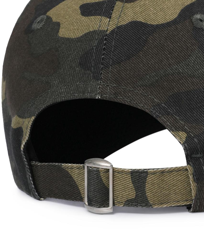 Kaesseibeudeowoldeu Pixel Art Ball Cap (Camo Khaki)