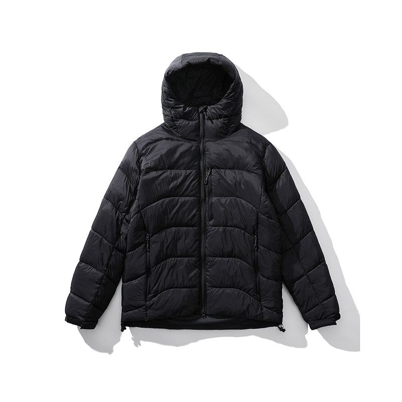 Mountain-Style Outdoor Functional Sports Ribbed down Jacket for Men, Winter Hooded Cotton Coat, Foreign Trade Men's Cotton Clothing Outerwear