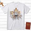 Rooted in Christ Christian TShirt Mens and Womens Short Sleeve Cotton Tees Y2k Shirt Men Clothing Summer Blouse Oversize Tops