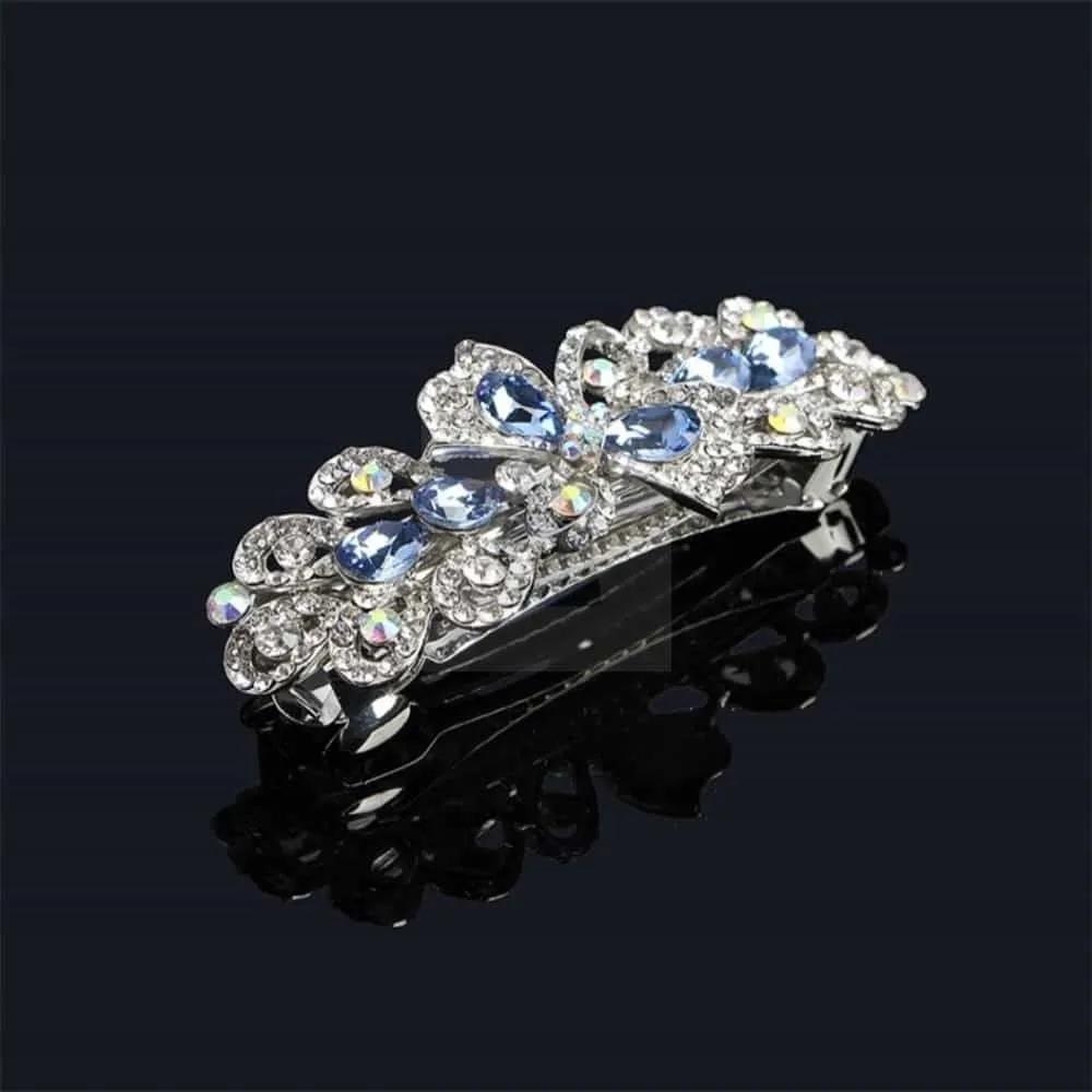 YWSHOP Hairpin Accessories Blue Hairpin Set DIY Wedding Accessories Hair Claw Clip