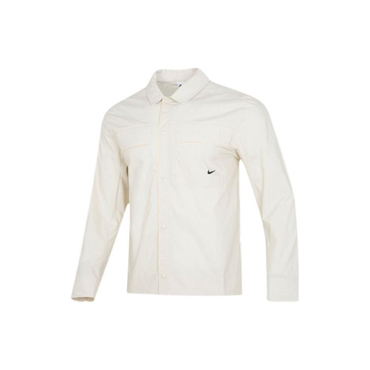 Рубашки Nike Мужские Белые С воротником Умеренные Другое DM6640-104 L
