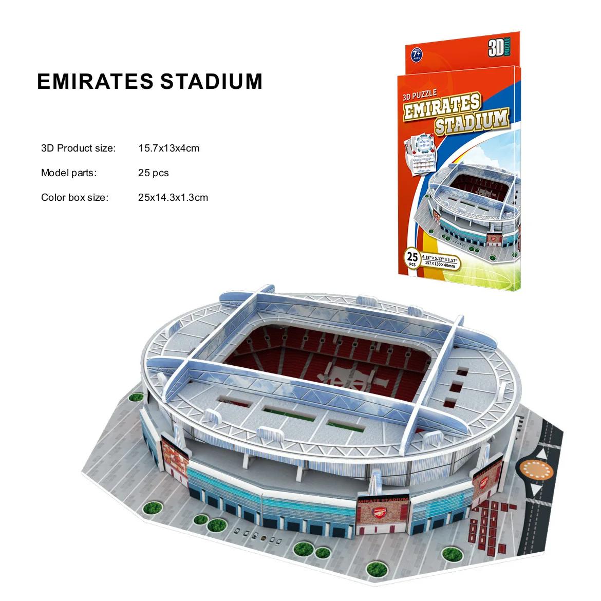3D mīklu futbola stadiona laukums, DIY