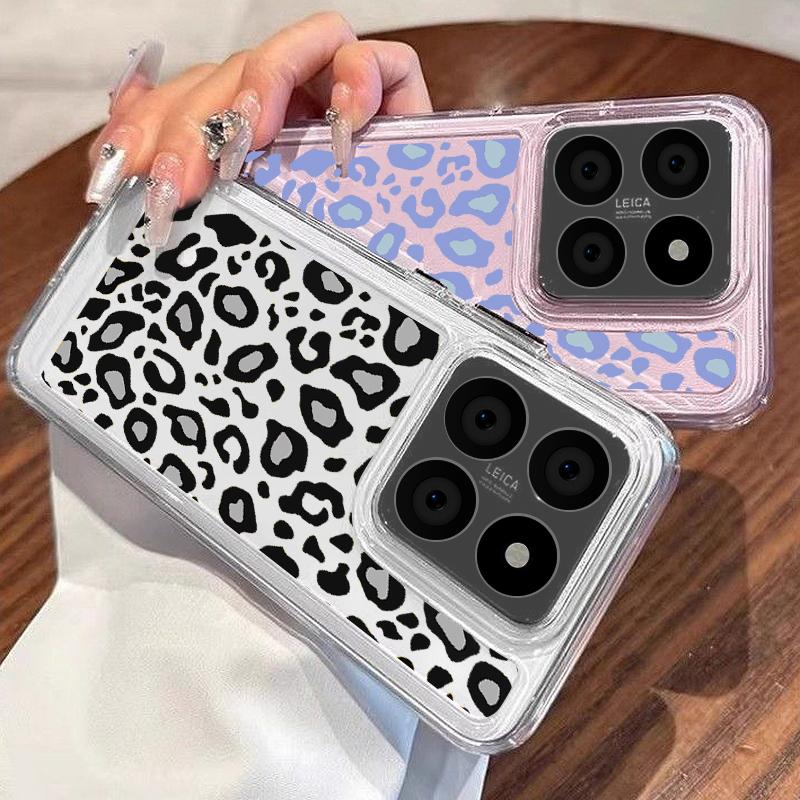 For Xiaomi 13T 11 Lite Redmi K70E Note 13 12 Pro 11 10 Poco X6 X5 Pro Shell Clear Zebra Stripe Shockproof Soft Silicone Case