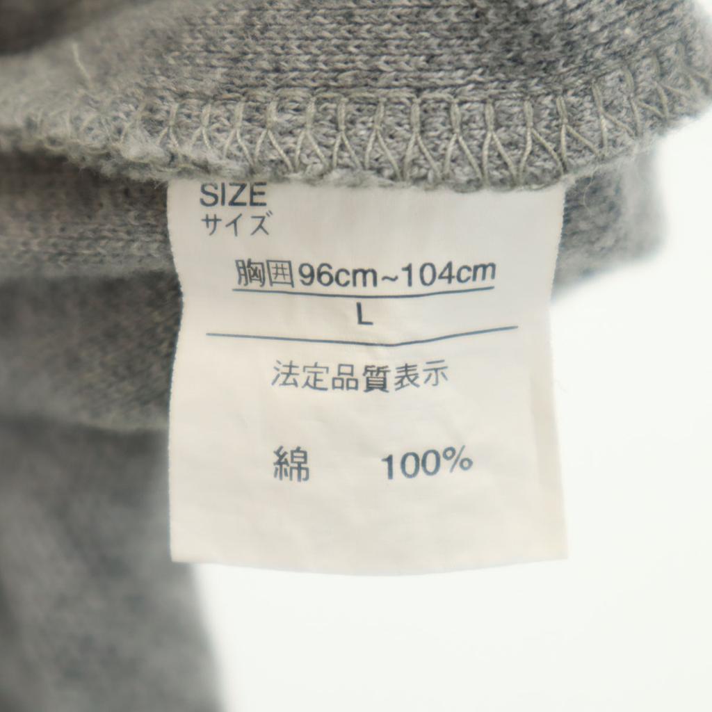 Champion Kurzarm Half-Zip Poloshirt L grau Herren Gebraucht